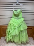 P.C. Mary's 4Q468 Peridot Dress, Size 10
