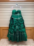 P.C 4Q582 Pine Green Dress, Size 10