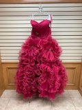 Da Vinci 80147 Hot Pink Dress, Size 12