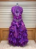 P.C Mary's 4Q720 Grape Dress, Size 12