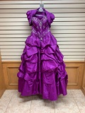 Mori Lee Grape Dress, Size ?