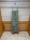 Poly USA 2898 Light Green Dress, Size 3XL