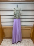 Poly USA 7074 Lavender Dress, Size M
