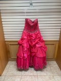 P.C. Mary's 4Q460 Magenta Dress, Size 18