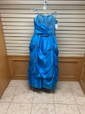 Mori Lee 5782 Turquoise Dress, Size 12