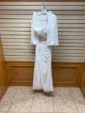 Modern Maids 2511 White Dress, Size 10