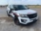 2016 Ford Explorer Multipurpose Vehicle (MPV), VIN # 1FM5K8AR5GGC61522