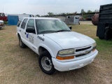 2004 Chevrolet Blazer Multipurpose Vehicle (MPV), VIN # 1GNCS13X44K156694