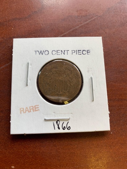 1866 2-cent piece