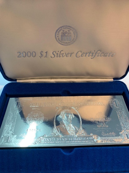 2000 $1 dollar .999 pure silver