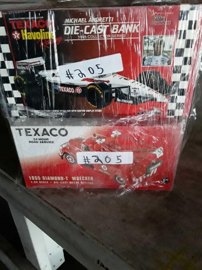 1995 & 1955 Die Cast Car Bank Monte Carlo and Wrecker