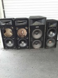 (4) Speaker Boxes