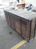 Brown Counter Cabinet, Box of Natural Stone