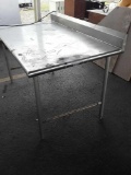 Stainless Steel Table with Power Outlets