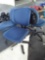 4 Blue Office Chairs