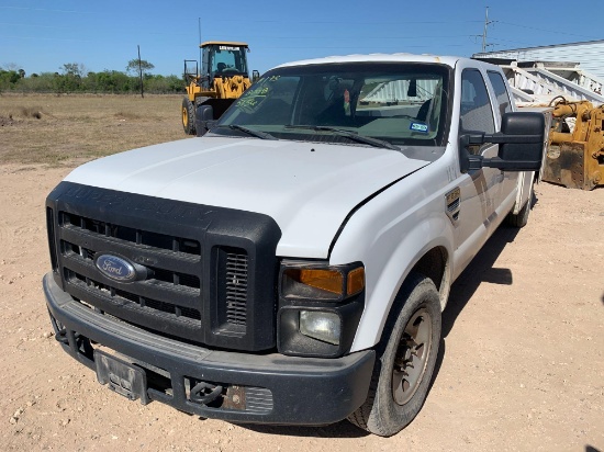 2008 Ford F-250 Crew Cab Pickup Truck w/Utility Bed, VIN # 1FDSW205X8ED45156 (LATE TEXAS TITLE)
