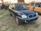 2004 Hyundai Santa Fe Multipurpose Vehicle (MPV), VIN # KM8SC13E74U686612 (TEXAS TITLE)