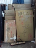 Group of Frame Parts in Boxes