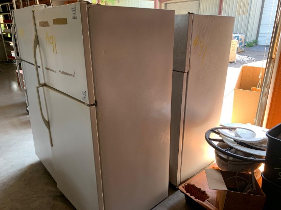 2 Door White Refrigerator