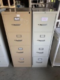 (2) metal filing cabinets