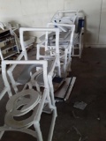 Group of PVC Front Seat Shower/Commode Chair