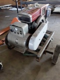 Wince Generator with Diesel Engine on Wheels