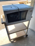 Microwave with Cart