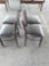 (4) Metal Chairs