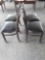 (4) Metal Chairs