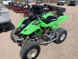 Kawasaki 4 Wheeler KFX 400, Srl# JSLAK47B762107140