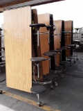 (4) Cafeteria Folding Tables