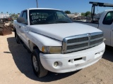 2000 Dodge Ram Pickup Pickup Truck, VIN # 1B7HF13ZXYJ123442 (VSF FORMS - NO TITLE)