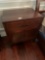Custom wood bedside dresser