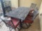 iron patio dining set