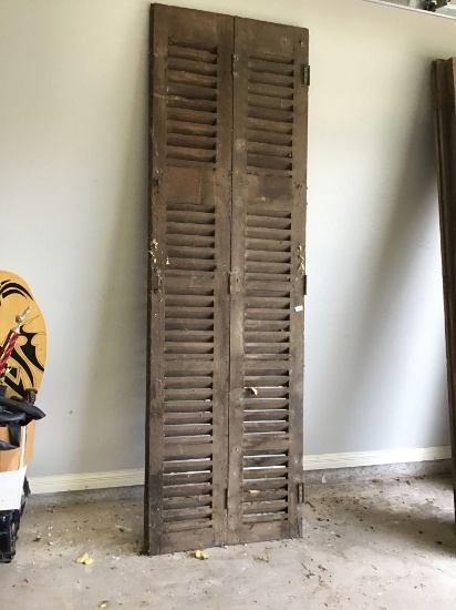 Wooden Shutter Panel Doors