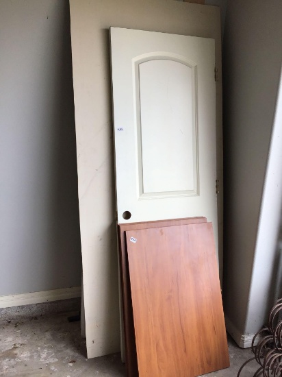 Group of Misc. Door, Blinds, Shelf Pieces