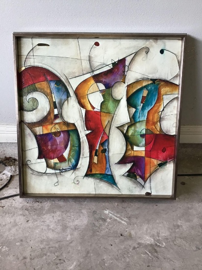Decor wall art 24" x 24"