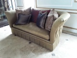 Loveseat Sofa (Gold Color) (38