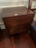 Custom wood bedside dresser