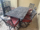 iron patio dining set