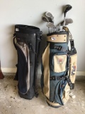 Set of Golf Clubs & a Extra Golf Bag