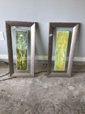 (2) Wall decor picture frames