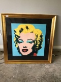 Marilyn Monroe re print framed