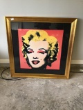 Marilyn Monroe re print framed