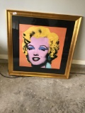 Marilyn Monroe re print framed