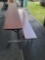 (1) Virco Cafeteria Convertible Bench/Table, Model# X-MTC8