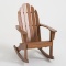 Delgado Acacia Solid Wood Rocking Adirondack Chair