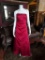 Beautiful red prom dress with embroidery on bustBrand: David's BridalSize: XLPrice: $145