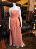 Beautiful coral colored dress...Brand: Modern MaidsSize: 8Price: $100