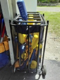 Cart with Pillo Polo Sticks